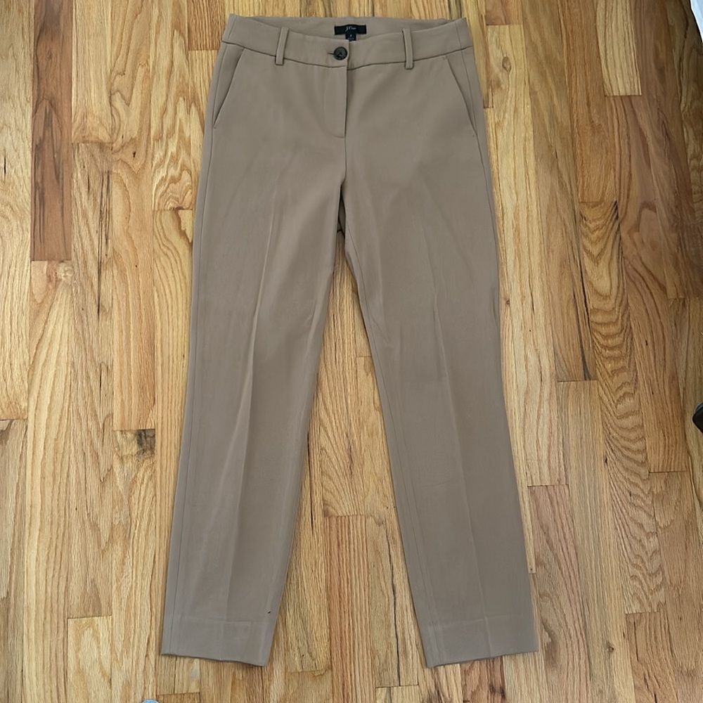 J.Crew tan dress pants, slim fit